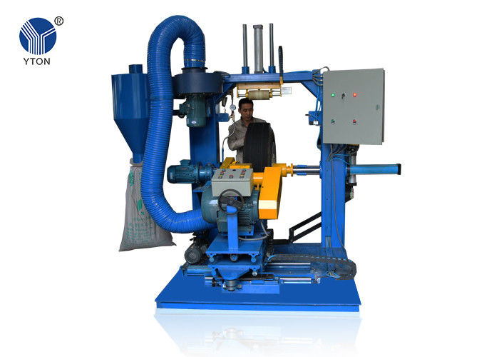 Automatic Buffing Machine , Tyre Buffing Machine With Dust Collecting